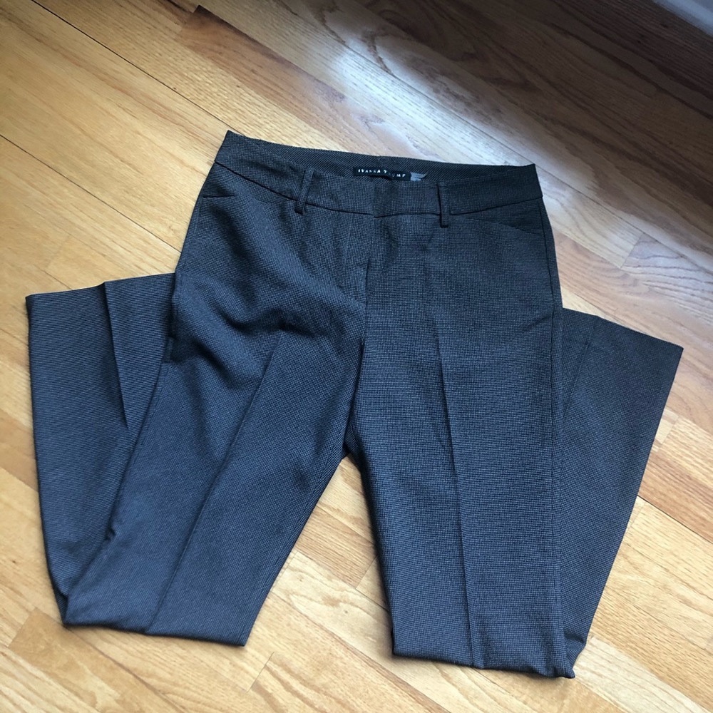 Ivanka Trump Brown Tweed Trousers